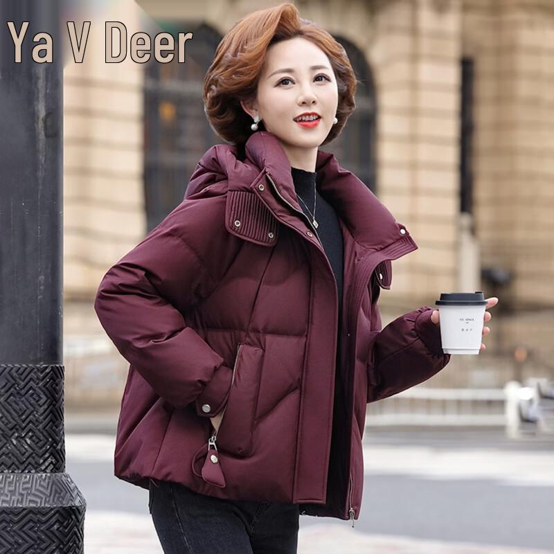 Yalu Women's Thickened Hooded Duck Down Jacket