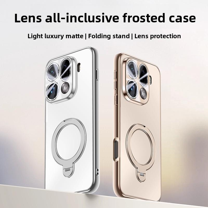 For OPPO Find X9 Pro Case Hard AG Matte Ring Stand Magnetic MagSafe Protective Back Cover For Find X9 X8 Pro X8S+ X8Ultra Shell