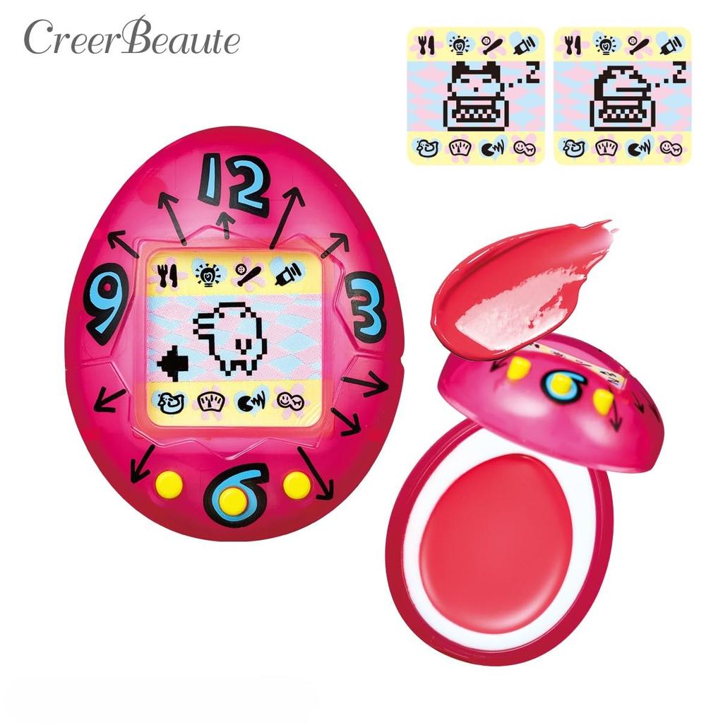 Bandai Tamagotchi Lip Original Transparent Ages 15 and Up Custom!! & Cheek, Pink,