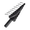 Spirals Grooved Peeling Drill with Round Shank, Sheet Metal Drill Bit, Step Drill for Metal, Taper Drill Diameter 4-32mm