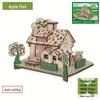 3D Wooden DIY Puzzle Toy - Laser Cut, 2 Pieces