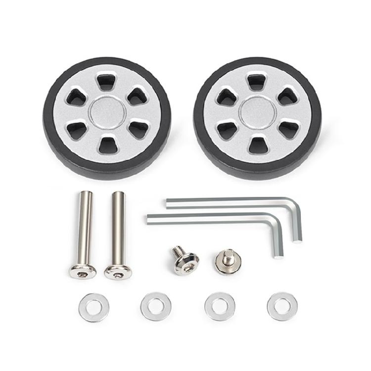 2PCS Plastic Suitcase Replacement Rollers Quiet Wheels Easy Install Assembly Practical Travel Luggage Casters