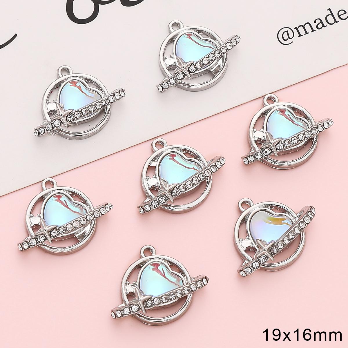 

Золотой/серебряный цвет сплава Алмазное сердце роза бабочка кулон для изготовления ювелирных изделий DIY ожерелье браслет серьги 1pcs серебряный