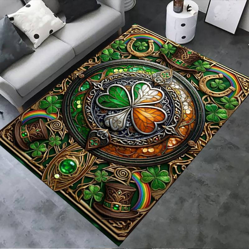 2025 New St.Patrick's Day Carpet Rug for Living Room Bedroom Home Sofa Decoration,Kids play Non-slip Floor Mat82
