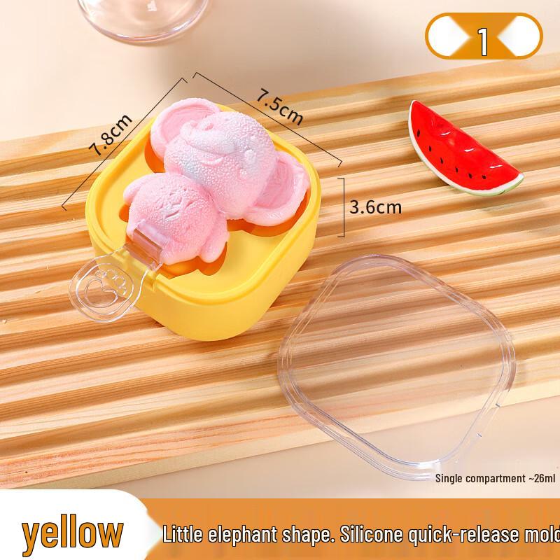 Wutuo Silikon Mini Runde Eisballform mit Deckel