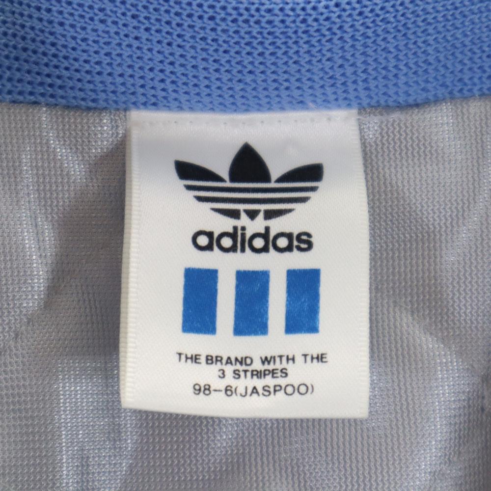 Adidas 80s Vintage vyrobeno firmou Descente Bunda na pálkování O Modro-fialová Pánská Použitá