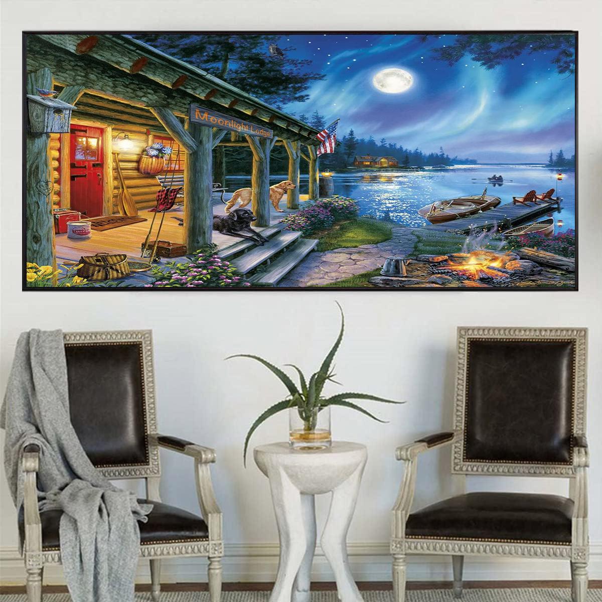 

5D DIY Алмазная картина Пляжный домик Набор для вышивки крестом Мозаика Алмазная вышивка Роза Полный круглый квадратный дрель Украшение дома Round 40x70cm