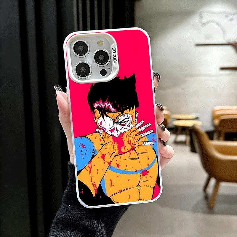 

I-Invincible Anime Soft Phone Case for iPhone 15 16 17 Pro Max 17Air 16E 14 Plus 13 12 Mini Shockproof Cover Back Shell iPhone 12 Pro