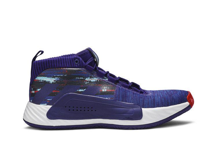Men's Sneakers adidas Dame 5 Collegiate Purple Collegiate Purple/Collegiate Royal/Footwear White