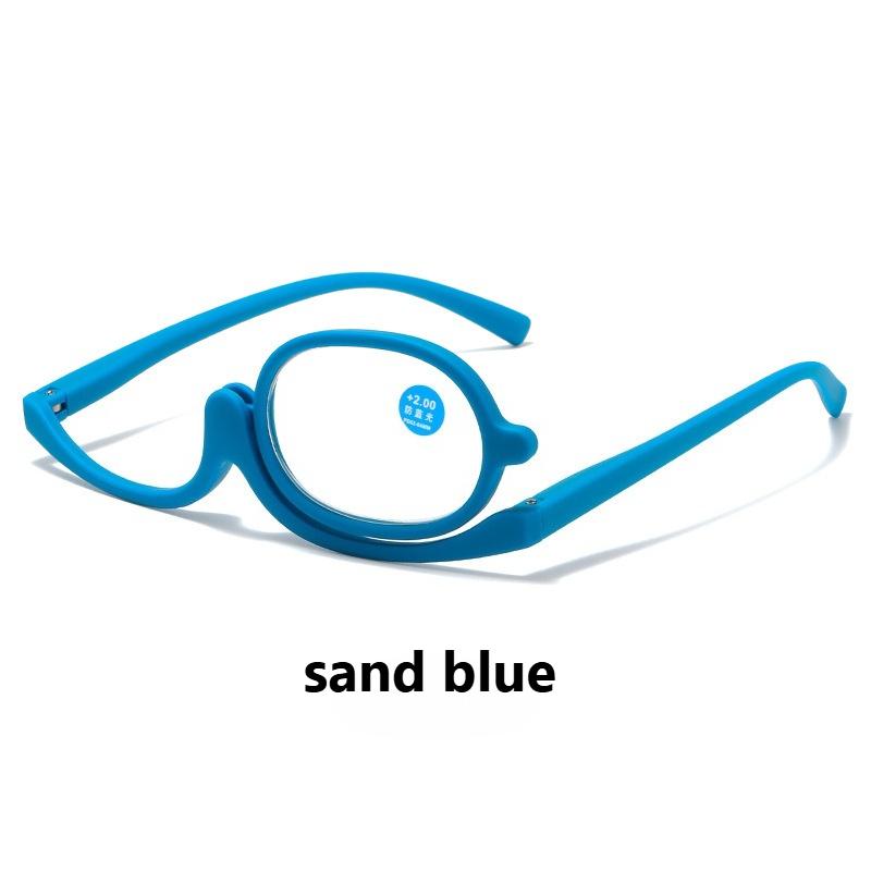 New Rotating Makeup Reading Glasses Women Portable Folding Presbyopia Eyeglasses Fashion Retro Colourful Frame Optical Eyewear