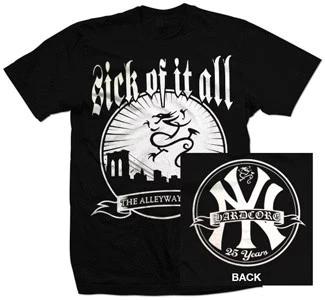 Новая музыка Sick Of It All Футболка 25 Years M