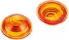 Kijima 217-4143 Motorcycle Parts Turn Signal Lens Star Mine B2 Round Universal Amber