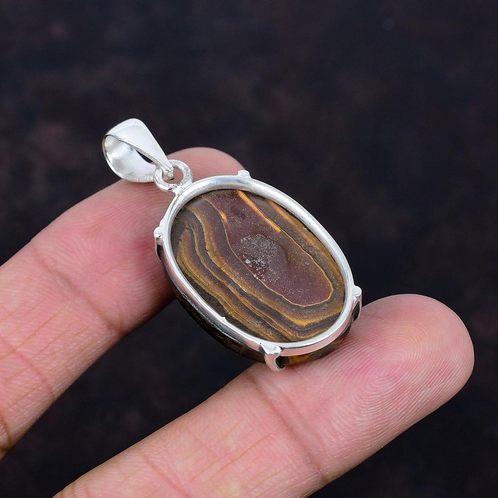 Ethopian Opal In Boulder Opal Pendant Very Pretty Gemstone Jewelry Handmade Pendant 925 Sterling Silver Pendant Unique Pendant Gifts for Mom