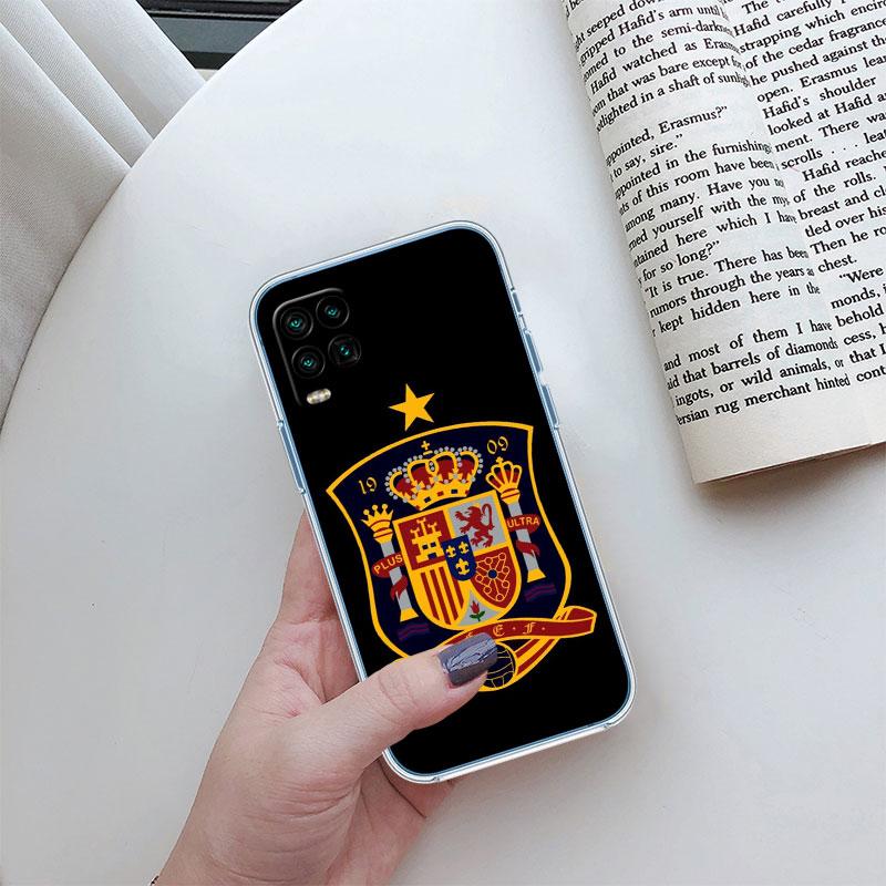 Spain Flag Transparent Phone Case for Motorola Moto E22I E22S E22 E32 E40 E7 E7I G Plus Power Play Stylus G22 G14