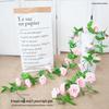 Artificial Rose Flower Vine for Indoor Decoration: Ceiling Hanging & Living Room Decor