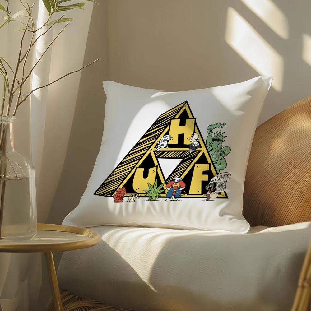 H-Huf Fashion Pillow Case Pattern Printed Pillowcase For Living Room Sofa Cushion Cover & Bedroom Decor