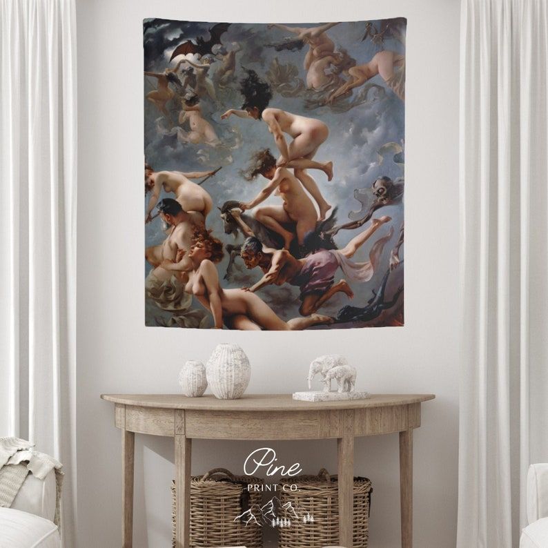 Tapestry of the Witch Gothic Gothic by Luis Ricardo 75x100 чёрный