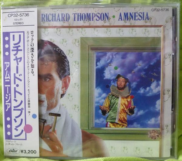 

CD RICHARD THOMPSON - Amnesia CP325736 Capitol Records 1988 Japan Rock Used