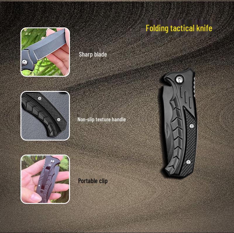 Multifunctional Survival Shovel & Axe Set for Camping and Self-Defense