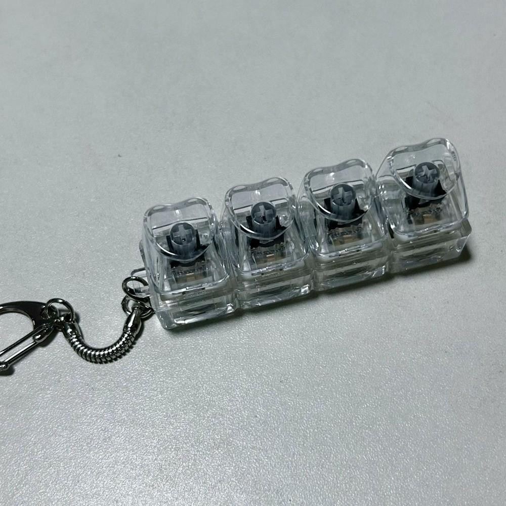 4Keys Keycap Pinch Toy Relief Stress Button Clicker Toy Relaxing Pinch Toy