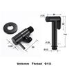 HIDEEP Modern Bathroom Bidet Faucet Brass Vertical Spray Single Cold Water Switch Toilet Sprayer Set