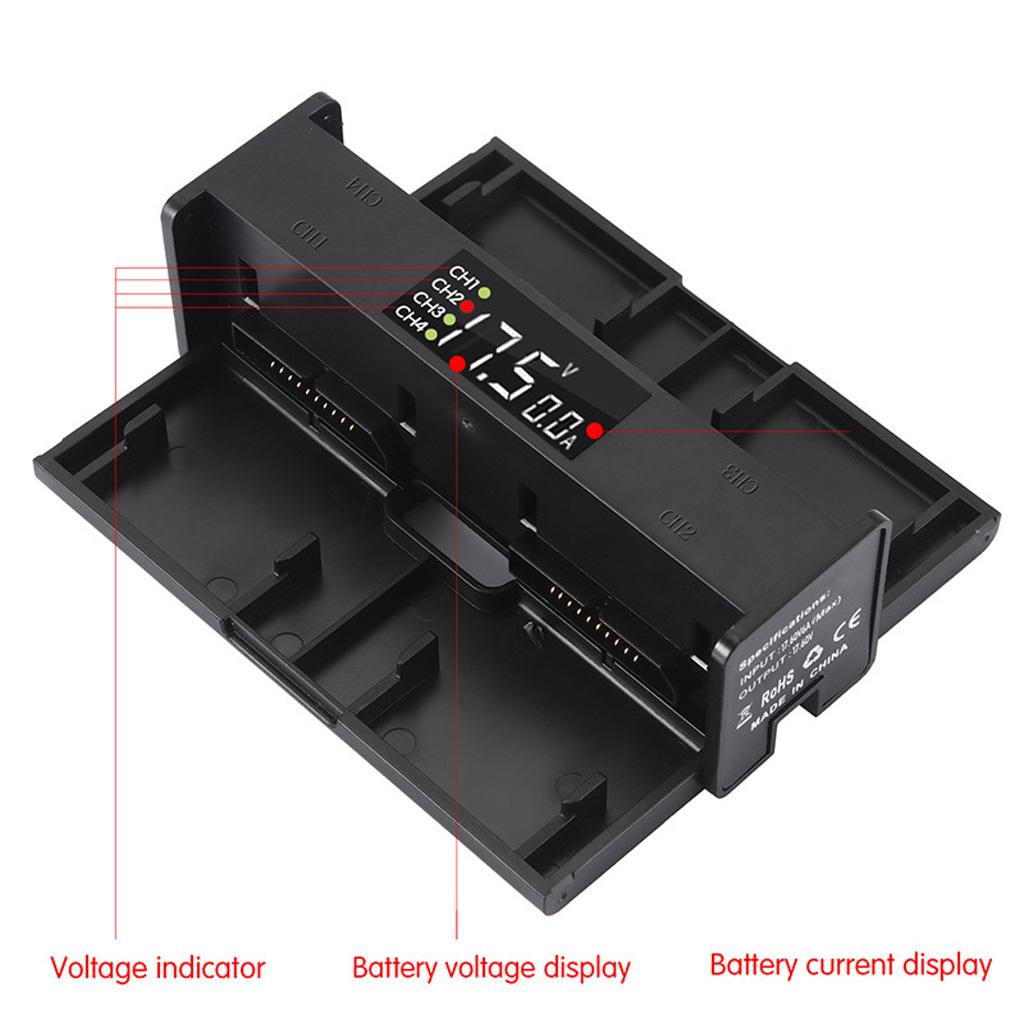 Durable for Smart Battery Charger for for Mavic 2 Pro/Zoom Battery Chargers Long Service Life Charging Hubs