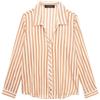 Fashion Style 2024 Spring New Women's Clothing Dignified Sense of Design All-Matching Striped Shirt 9878098 172