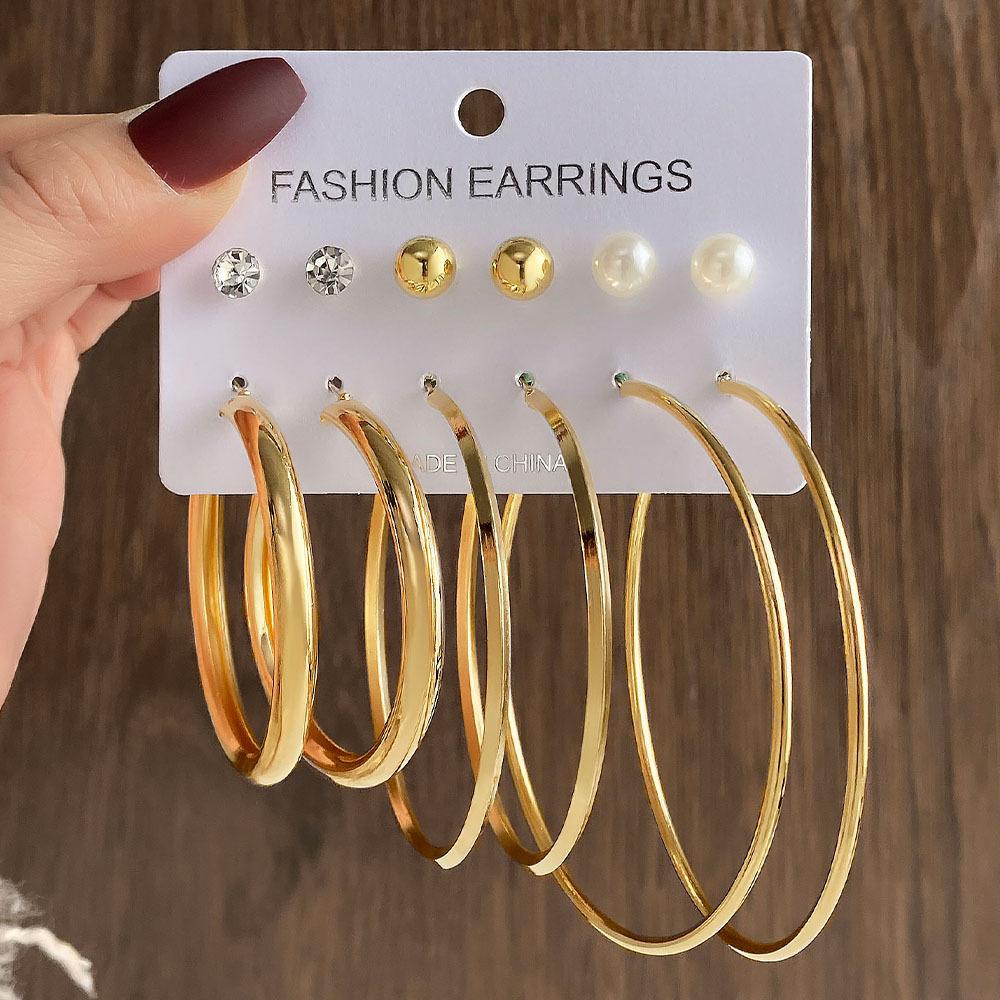 

Модные серьги Commuter Большие круглые серьги Love Stud Серьги простые геометрические спиральные металлические серьги-карточки Набор alloy