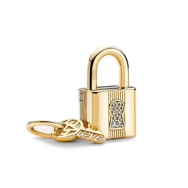 New 925 Sterling Silver Mother 'S Day Gift Mom Heart Lock Dangle Diy Fine Beads Fit Fashion Charms Jewerly Bracelet Accessories