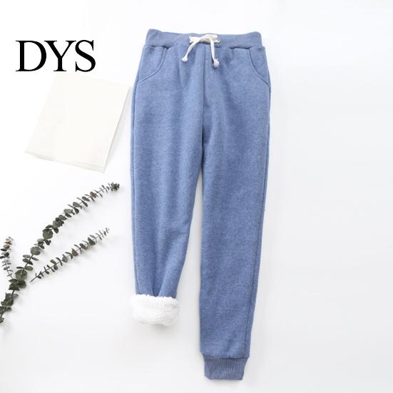 Ladies' Casual Long Pants Women Cotton Sweatpants Winter Fleece Warm Loose with High-quality For Pockets Lounge Joggers for Running Workout