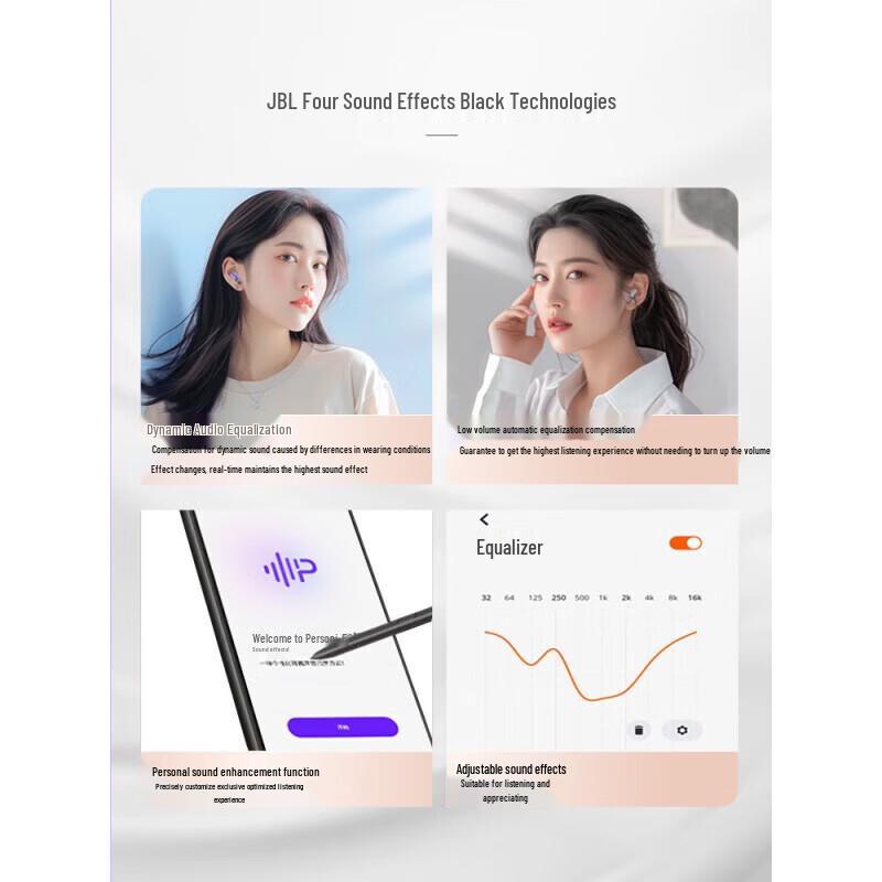 JBL LIVE BEAM 3 Smart Touch Screen True Wireless Earbuds