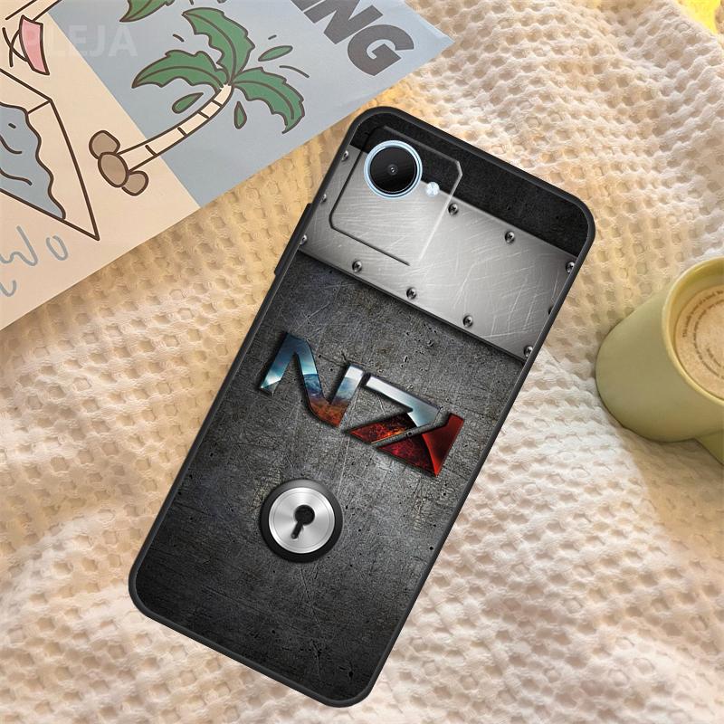 N7 Mass Effect Case For Realme GT6 GT7 Pro C67 C65 C63 C61 C55 C53 C51 C35 C71 C75 11 12 13 14 15 Pro Plus