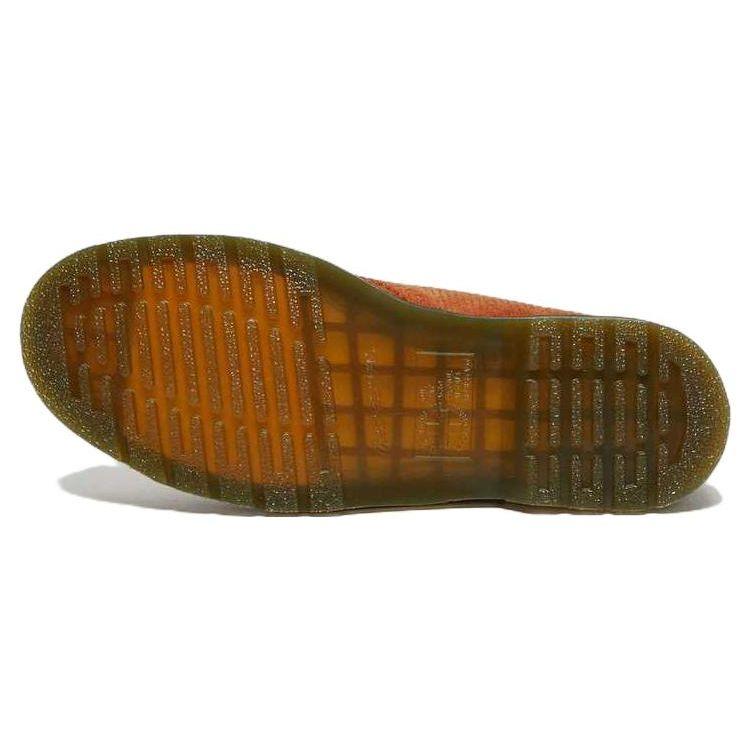 Dr. Martens Corduroy Lace-Up Low-Top Casual Shoes Unisex Casual Shoes Orange 27770874