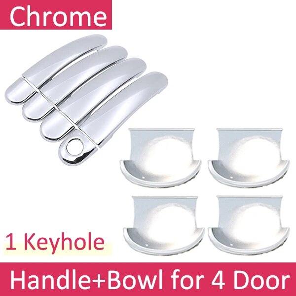 for Volkswagen VW Jetta A4 Bora MK4 1998~2005 Chrome Door Handle Cover Trim Catch Car Cap Accessories 1999 2000 2001 2002 2003