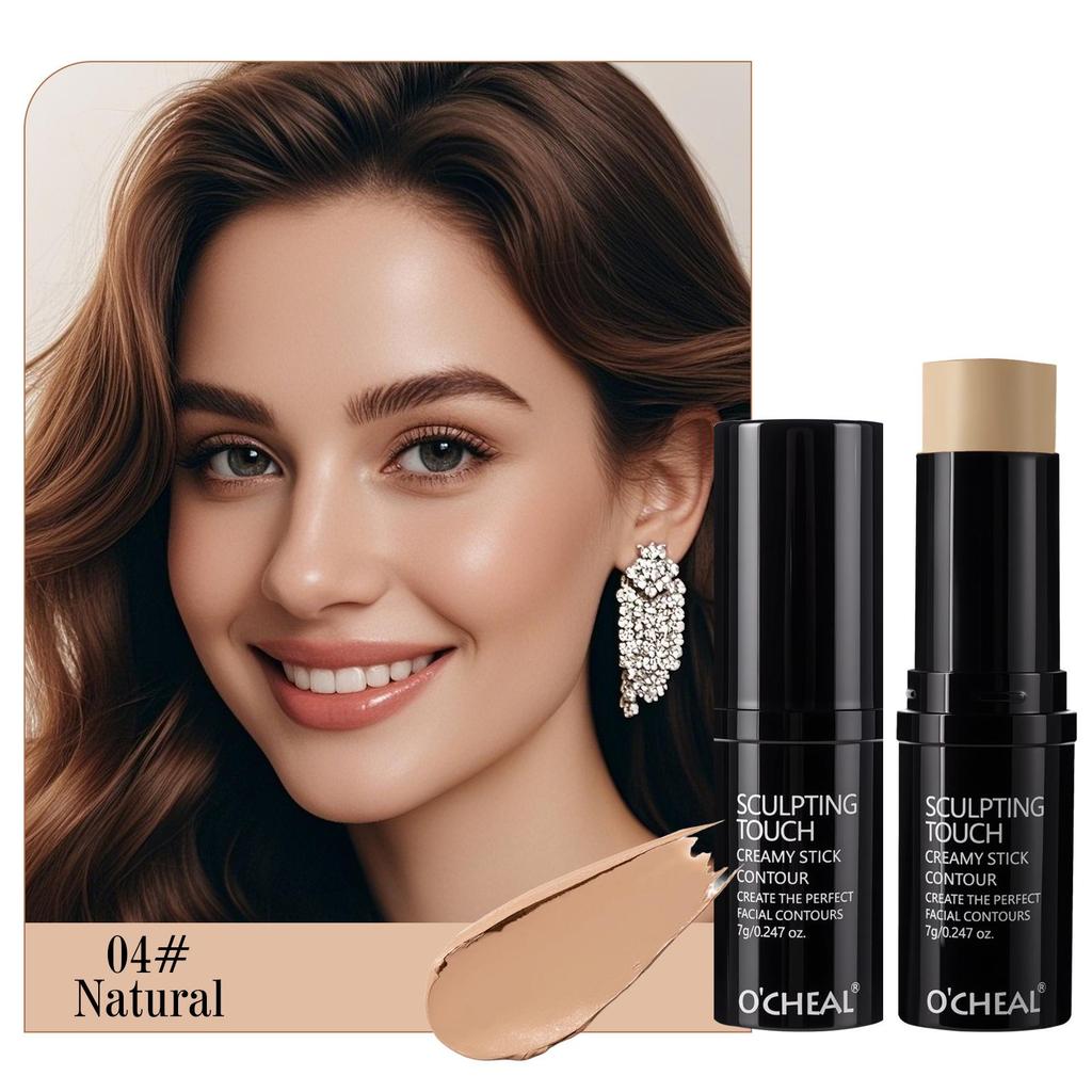 O'CHEAL Multi-use Contour, Blush, Highlight, Concealer & Shadow Makeup Stick