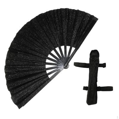 Chinese Kung Fu Fan with Design for Concerts 33cm Radius
