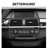 Carbon Fiber for BMW X5 E70 X6 E71 2008-2013 Center Console CD Panel Trim Frame Sticker Car Auto Interior Tuning Accessories