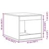 VidaXL Cat Litter Box Furniture White Engineered Wood 857760