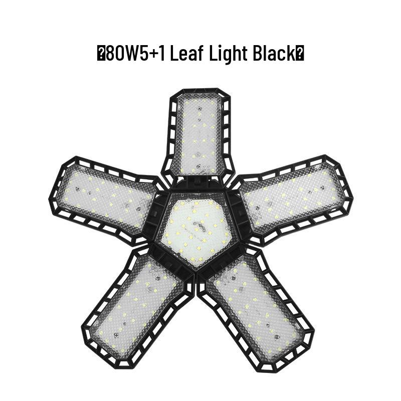 LED Deformable Garage Light - Adjustable 4-Leaf/5-Leaf Design