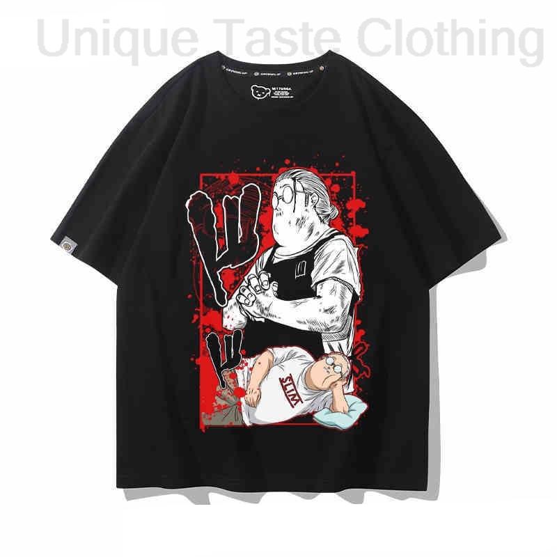 SAKAMOTO DAYS T Shirt Taro Sakamoto Shin Asakura Lu Shaotang Stampa Cartoon T-shirt Harajuku Anime Cotone Manica Corta Top