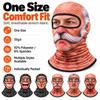 Funny Old Man Ski Mask Realistic Face Summer 3D Printed Full Face Mask For Skiing Snowboarding Outdoor Sports
