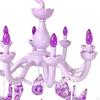 Chandelier Shape Hanging Drying Rack Sock Hanger Household with 8 Clips Windproof for Towel Clothes