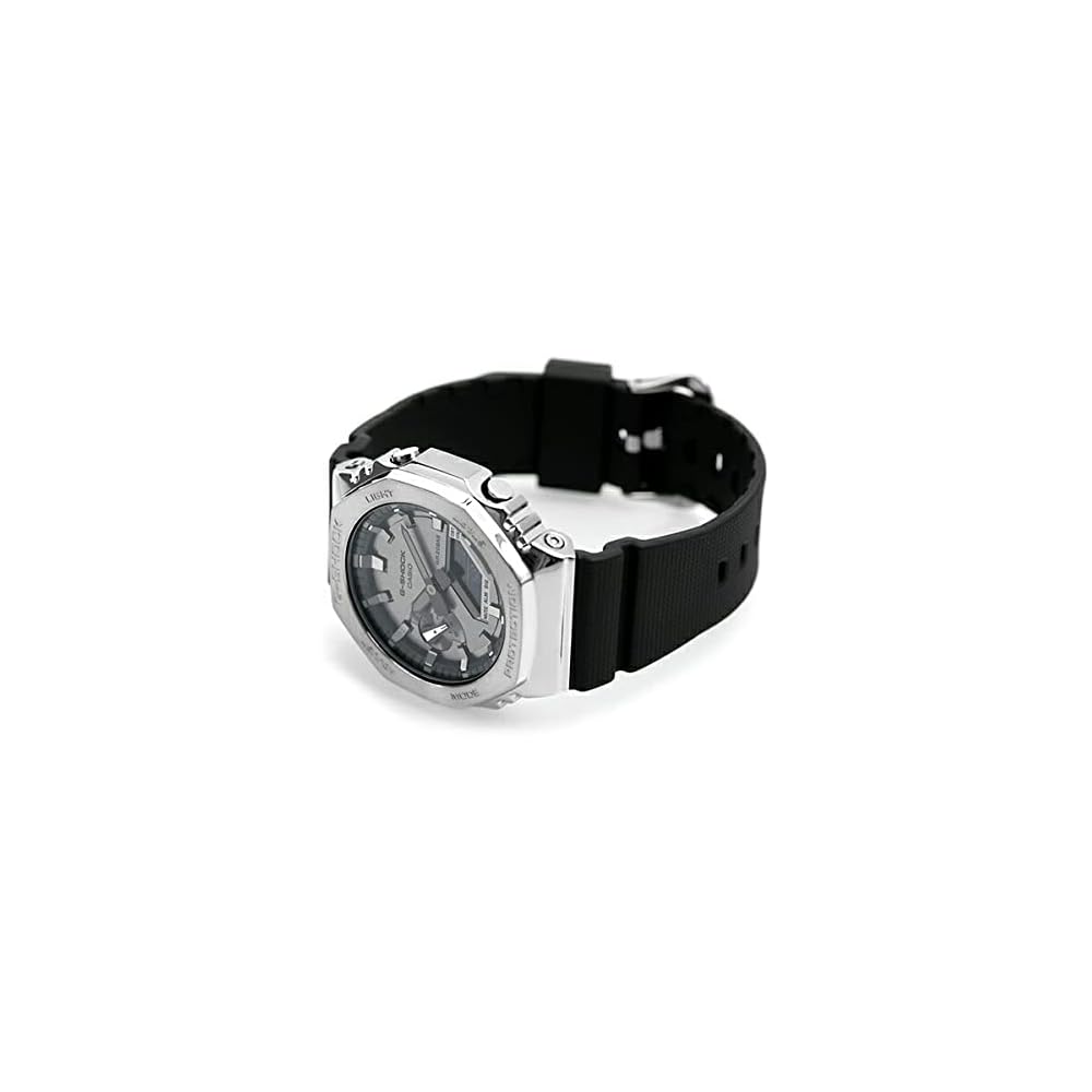 Casio G-Shock GM-2100 Analog-Digital Quartz Men's Watch World Time Black 2100 Series