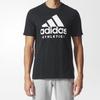 Adidas Training Crew Neck Short Sleeve T-Shirt Men Tops Black BR4749