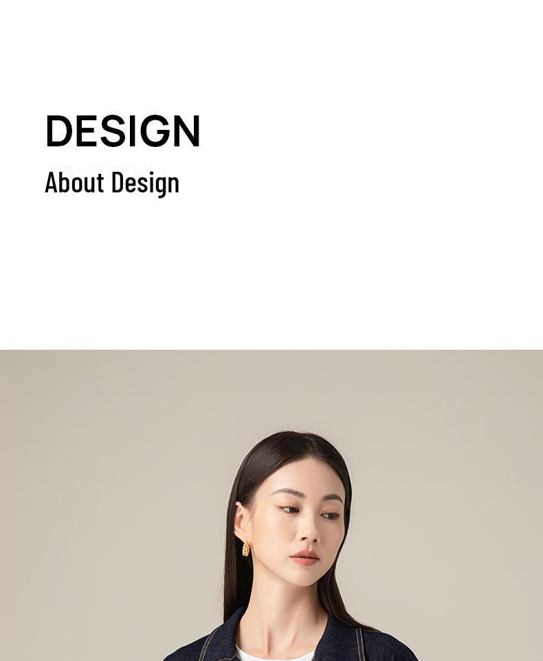 Xinge 2024 Dámská tmavě modrá krátká džínová bunda - Nový podzimní styl, všestranná a šitá na míru pro malé velikosti