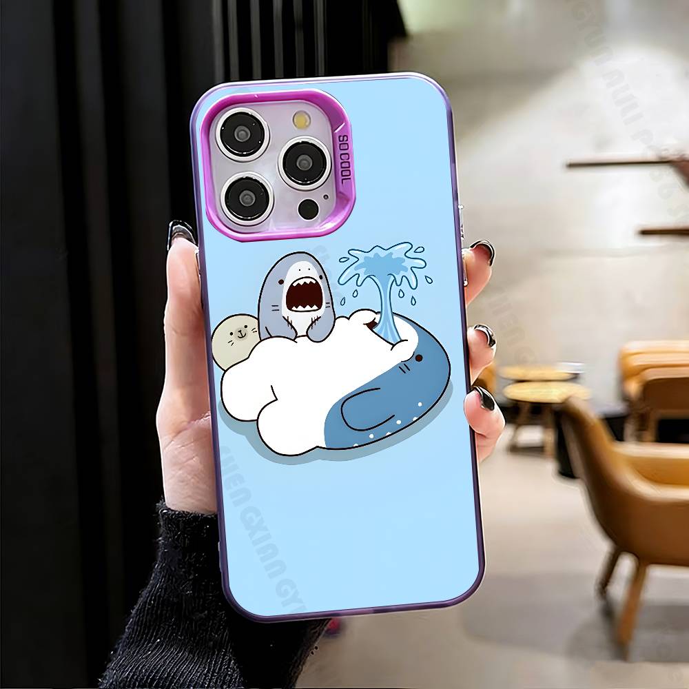 Cut Shark Phone Case For IPhone 17 16e 16 15 14 13 12 Pro Max X XS MAX Back Cover