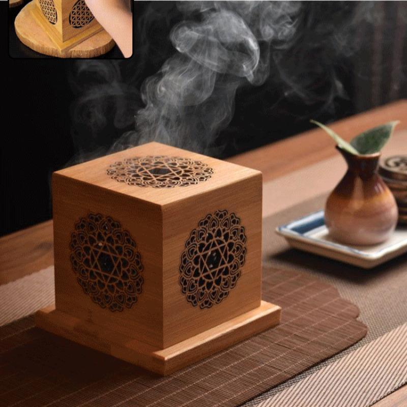 Crystal incense burner convenient for burning incense, purifying and demagnetizing sage incense burner convenient for