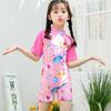 Unisex Cartoon Children's Swimsuit - Cute, Quick-Drying One-Piece for Girls, Available In Small, Medium, Large