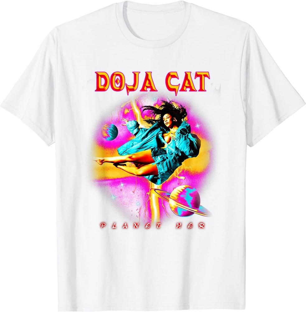 Doja Cat Planet Her  Short Sleeve White Unisex All Size S-234XL T-Shirt Unisex T-Shirt XL