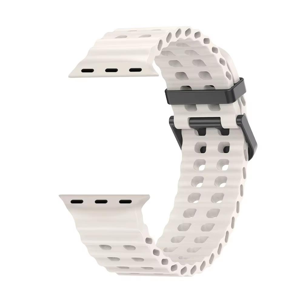 Oceanový řemínek pro Apple Watch 10 Pásek 44mm 45mm 41mm 49mm 42mm 46mm silikonový correa náramek iWatch série 5 7 6 3 se 8 Ultra 2 9